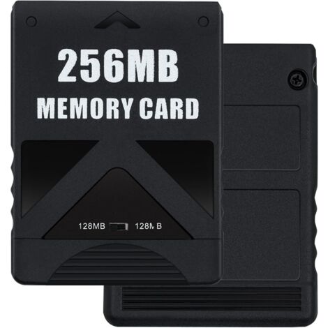 Mcbazel Carte mémoire de Jeu 256M sur PS2 Accessoires de Sauvegarde Haute Vitesse Carte de Stockage Compatible avec Le Jeu PlayStation 2 (1/5)