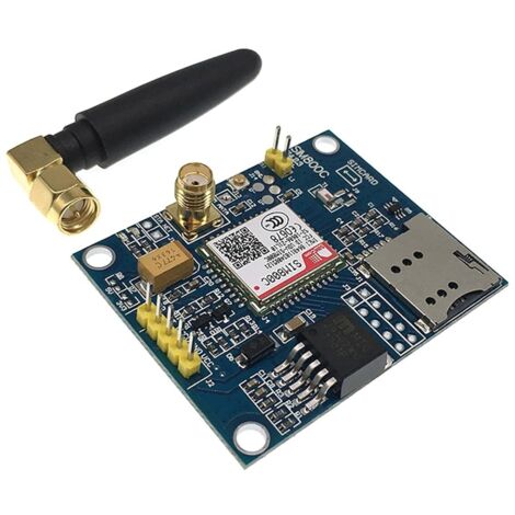 Module GSM GPRS SIM800C, Carte de développement pour module GSM/GPRS SIM800C avec antenne SMA pour module expérimental (1/5)