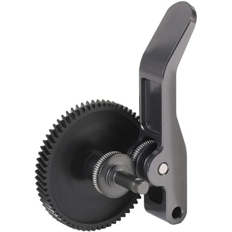 Engrenage d'extrudeuse pour Imprimante 3D Bambulab A1/A1 Mini en Acier Trempé, Accessoires d'imprimante 3D Arbre Intégré, Performances Durables et Durée de Vie Prolongée, Noir