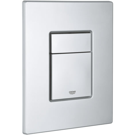 Plaque de Commande Wc, Compatible avec Grohe Skate Cosmopolitan – Bouton de commande, Titanium / anti-traces 38732BR0 (1/3)