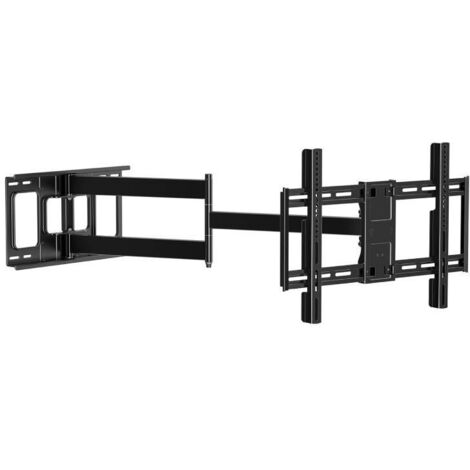 Coocheer – Support mural TV à bras long 42-80' – Bras articulé 109,2 cm – Charge max 40 kg – VESA 200x200 à 600x400 – Pivotant et inclinable