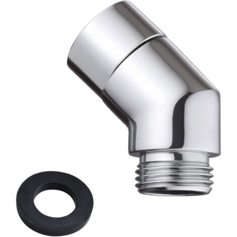 Raccord articulé douche 135° - avec joint étanche pour tuyau (1/5)