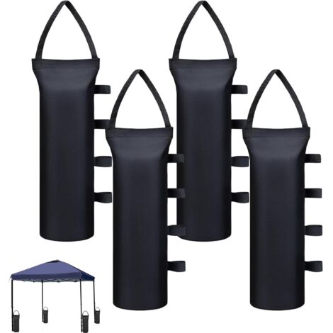 Lot de 4 sacs de lestage épais 40 kg – Tissu Oxford 800D imperméable – Dimensions 50 x 20 cm – Pour tonnelles et auvents (1/5)
