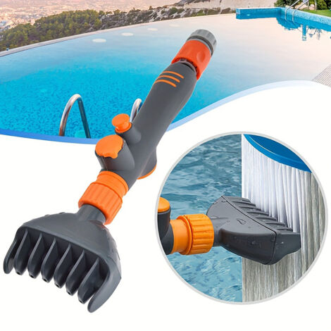 Brosse de nettoyage pour filtre d'aspirateur de piscine et de spa (1/4)
