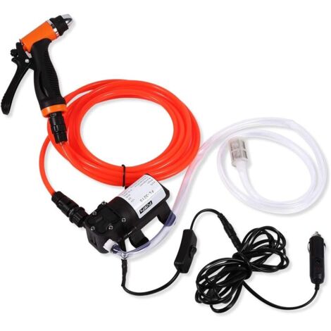Pompe à Eau 12 V Portable Auto-Amorçante - Mini Nettoyeur Haute Pression - Machine de Nettoyage Électrique de Voiture (1/5)