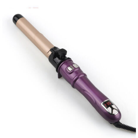 Fer A Boucler Automatique ，Boucleur Automatique, Boucleur A Cheveux Automatique, Revêtement Céramique, 28mm, 100-220℃, Boucles Parfaites (Violet) (1/2)