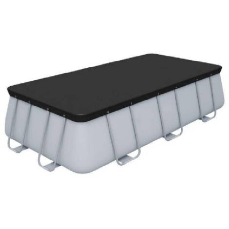Bâche 4 saisons 396 x 185 cm pour piscine hors sol Power Steel™ rectangulaire 404 x 201 cm et 412 x 201 cm (1/3)
