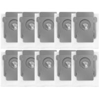 Lot de 10 sacs d'aspirateur pour iRobot Roomba i7 i7+ i7 Plus S9 S9+ i3 i3+ j7 j7+ E5 E6 E7 pour iRobot Sacs de rechange pour iRobot Roomba i7