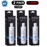 Coocheer – Lot de 3 filtres à eau de rechange pour réfrigérateur – Compatible avec LT1000P – Élimine 99,99 % des kystes – Remplacement facile en quelques minutes