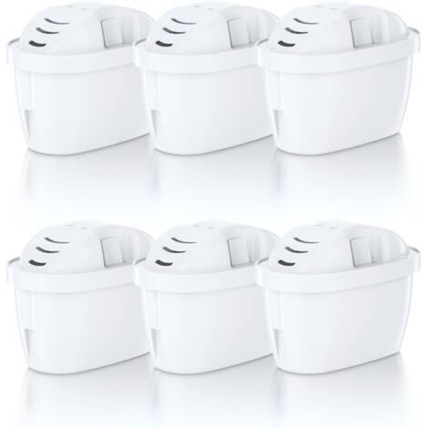 Cartouches de Filtre à Eau Compatibles avec BRITA MAXTRA+｜Recharge Brita Économique pour Carafe Filtrante｜Alternative à Cartouche Pack de 6