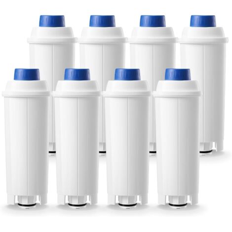 Filtre à eau de rechange pour machines à café Delonghi DLSC002, compatible avec Delonghi Dinamica, Magnifica S, Eletta Explorer, ETAM Autentica EPAM et ECAM Series (8) (1/5)