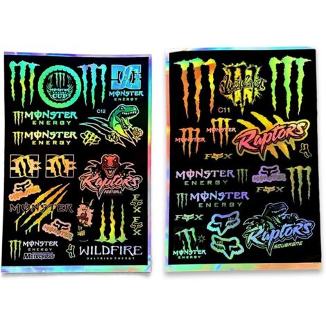Lot de 2 autocollants laser et classiques pour moto, vélo, casque, voiture, stickers vinyle réfléchissants pour décoration DIY, enfants, adolescents, loisirs créatifs