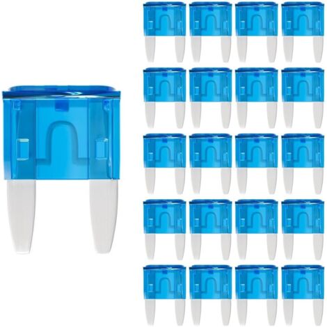Mini-Fusibles 15A, 15A, ATM, APM, Lame, pour Voiture, Camping-Car, Moto, Camion (Lot de 20 Pièces) (1/5)