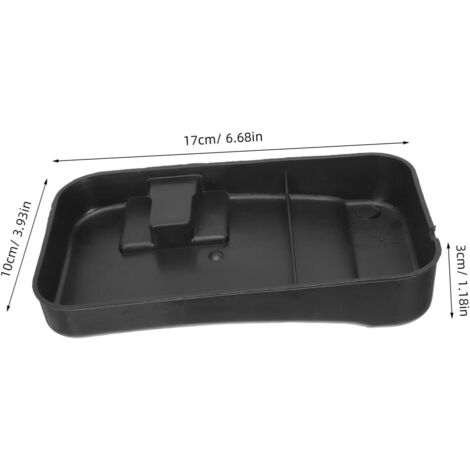 Bac de Récupération D'eau pour Compresseur de Réfrigérateur, Réservoir D'évaporation en Plastique Résistant, Plateau de Récupération des Condensats Compatible Frigo Congélateur, (1/4)