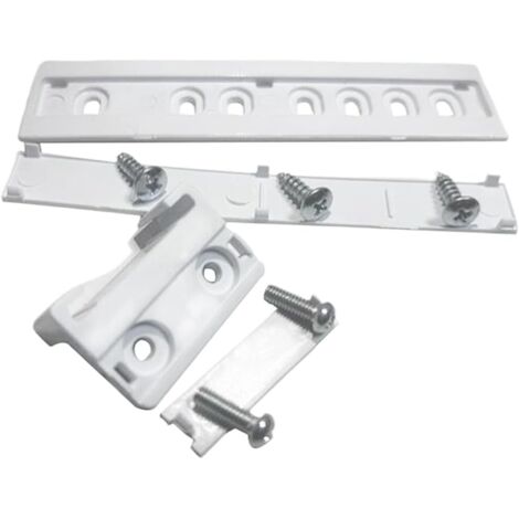 Glissière intérieure de réfrigérateur en plastique pour installations intégrées et unités de réfrigération mobiles avec une large compatibilité de marque (1 pièce) (1/5)