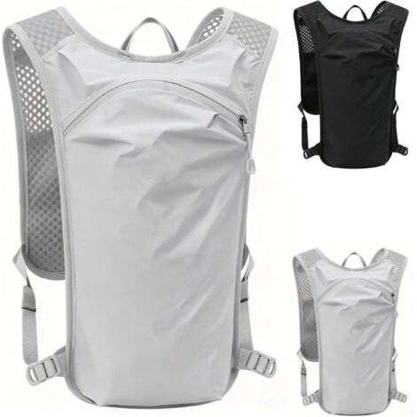 Gilet de course pour homme et femme - Ultra léger - Gilet d'hydratation réglable - Sac à dos d'hydratation - Accessoire pour la course à pied, le jogging, le trail