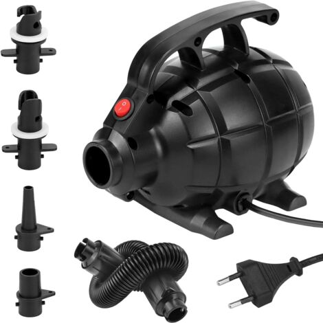 ® Pompe à air électrique 600 W, Pompe silencieuse et Portable avec 5 Buses, idéale pour Les Tapis de Piste d'air, Les Bateaux gonflables, Les bouées et Plus Encore (1/5)