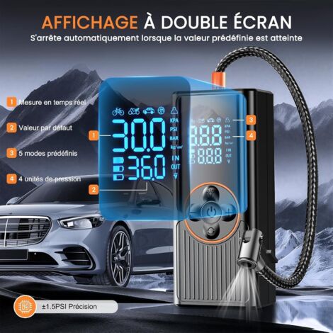 Souffleur Électrique 130 000 Tr/min 200W Sans Balais – 4-en-1 Souffle/Aspire – Batterie 8000mAh – Ultra Puissant & Compact