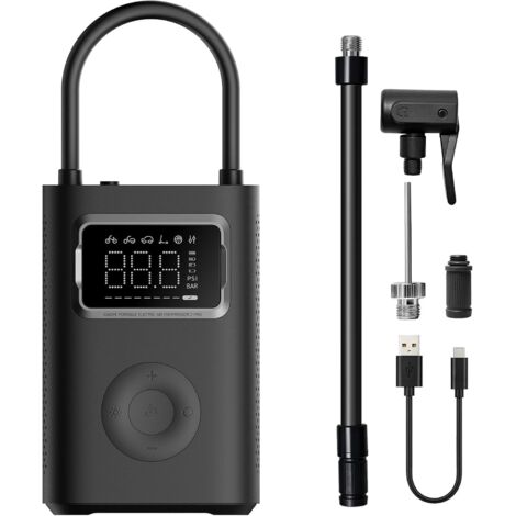 Mi Compresseur à Air 2 Pro, Batterie 2500mAh, 150PSI, Arrêt Automatique, Détection Pression, USB-C–Idéal pour Voiture, Vélo, Moto, Trottinette & Ballons (1/5)