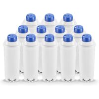 Filtre à eau de rechange pour machines à café Delonghi DLSC002, compatible avec Delonghi Dinamica, Magnifica S, Eletta Explorer, ETAM Autentica EPAM et ECAM Series (12)
