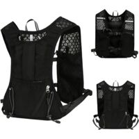 Gilet Hydratation Running Femme Homme,Réfléchissant Réglable Gilet de Course à Pied,pour Randonnée,Sentier,Course à Pied,Marathon,Cyclisme