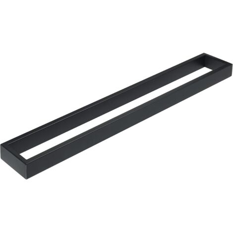 Anneau Porte Serviette Mural en SUS304 Acier Inoxydable, Support Serviette pour Salle de Bain Cuisine Toilette, 60CM Noir Mat, EGKN2210-600-B (1/5)