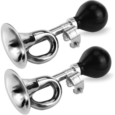 Klaxon de Bicyclette 2Pcs Sonnette de vélo Cloche Sonnette de vélo Klaxon en métal avec Bâti en Métal pour Vélo de Route de Montagne Guidons De Vélo (1/5)