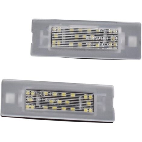 71734797 2 PCS LED Licence Numéro Plaque Lumière Pour Fiat Panda Mk3 Type 169 MK4 312 Logan Sandero Dacia Duster Lumières de Plaque de Voiture 71771501 (1/5)
