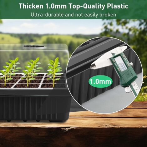 Mini Serre Pour Plantes,12 Cellules Silicone Intérieure Plateau Semis Avec Couvercles Rehausses Bac A Semis Pepiniere Boite De Culture Durables Vert 92158469 Mini Serre Pour Plantes,12 Cellules Silicone Intérieure Plateau Semis Avec Couvercles Rehausses Bac A Semis Pepiniere Boite De Culture Durables Vert 92158469