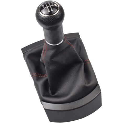 Pommeau de levier de vitesse manuel 5 vitesses pour Seat Ibiza 2002-2010 (ligne rouge) (1/4)