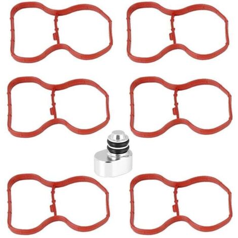 Kit de suppression,Akozon Bouchon de frein en caoutchouc Joint Admission + Bouchon Clapet pour N57 N57S E9 E91 E92 E93 F7 F1 F11 (1/4)