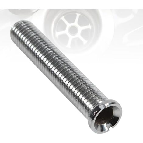 Vis creuse M12 x 70 mm pour évier - Vis creuse en laiton chromé - Vis de réglage pour bonde à tamis - Vis de réglage pour lavabos - Pièces de rechange pour évier Franke/Blanco