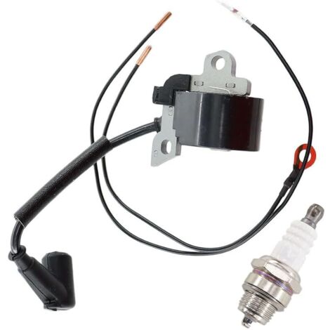Bobine d'allumage pour tronçonneuse Stihl 024 026 028 029 034 036 038 039 044 048 MS240 MS260 MS290 MS310 MS360 MS360C MS390 MS440 MS640 Scie remplace 000 0 400 1300 bougie d'allumage BPMR7A