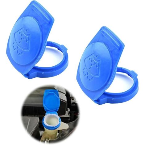 3Q0955455 Lot de 2 couvercles de réservoir de lave-glace pour Skoda/Porsche Cayenne/Volkswagen/Audi/Passat, Accessoires pour réservoir de lave-glace (1/5)