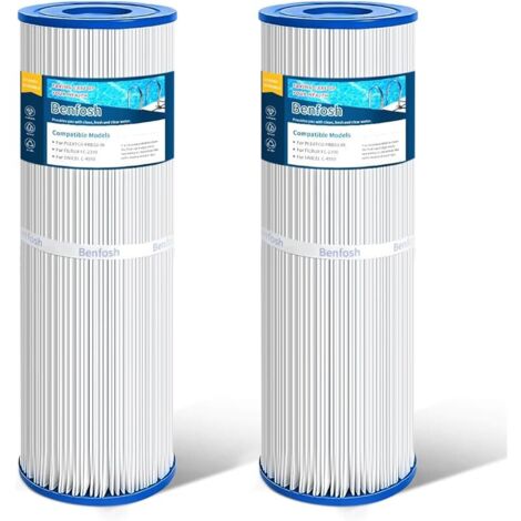 Lot de 2 filtres spa de rechange pour Pleatco PRB50-IN, Unicel C-4950, Filbur FC-2390, Guardian 413-212, Dynamic 03FIL1600, Pentair R173434,5 x 13