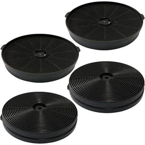 Filtres à charbon actif pour Respekta MIZ1000 MIZ1000N (Lot de 4)