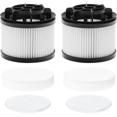 Filtres de rechange pour aspirateur balai sans fil Levoit LVAC-200 : 2 filtres moteur, 4 filtres pré-moteur, blanc (1/5)