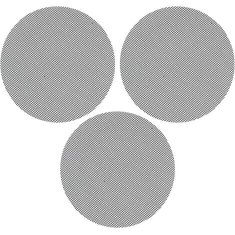 Lot de 3 tapis de cuisson antiadhésifs en téflon pour barbecue à gaz, four électrique à charbon et friteuse à air chaud, 40 cm. (1/5)