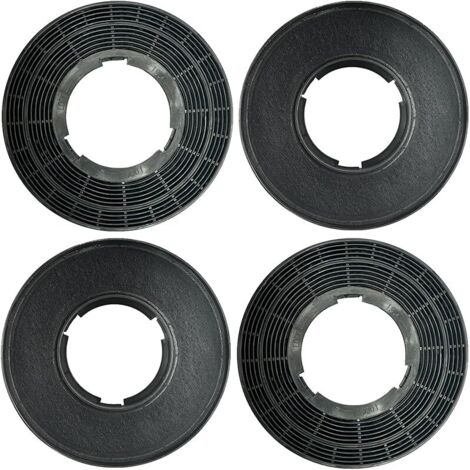 Lot de 4 filtres à charbon actif CBCF005 compatibles avec le CIARRA CBCB5913A et la hotte aspirante intégrée CBCS5913A (1/5)