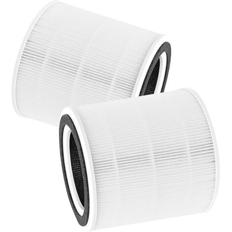 Filtre de rechange TT-AP005, lot de 2 filtres HEPA véritables H13 avec préfiltre à charbon actif, compatible avec le purificateur d'air TT-AP005 (1/5)