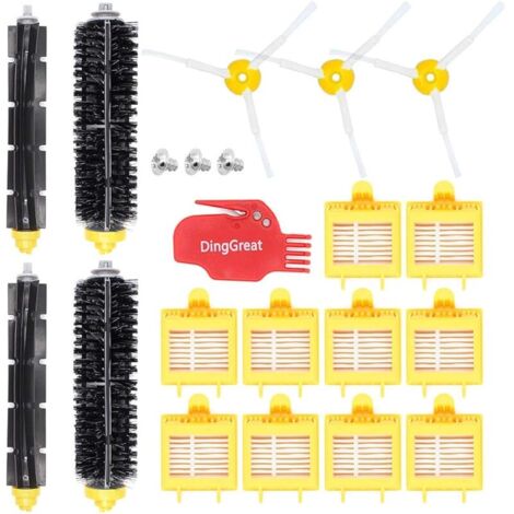 Accessoire pour iRobot Roomba Série 700 Kit d'entretien avec Brosses & Filtres pour iRobot Roomba 720 750 760 765 770 772 772e 774 775 776 776p 780 782 782e 785 786 786p 790 (1/5)