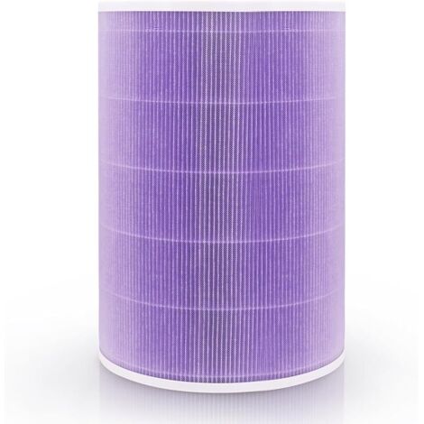 Filtre HEPA de rechange pour purificateur d'air Xiaomi Mi - Compatible avec 3C, 3H, 2C, 2H, 2S et Pro - Filtration à 4 niveaux haute efficacité pour l'air pur - Élimine la poussière, VOC et (1/5)