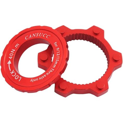 Adaptateur de Verrouillage Central 6 Boulons Adaptateur Centerlock Vélo Disque Rotor Adaptateur Siège de Conversion de Rotor de Frein à Disque Central Frein de Vélo Center Lock Adapter pour VTT (1/5)