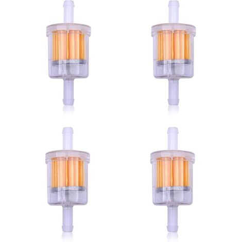 Lot de 4 Filtres à Carburant Pour Tondeuse Autoportée, Tracteur de Pelouse, Remplacement Pour 493629 691035 695666 AM108356 Tecumseh 34279 A (1/5)