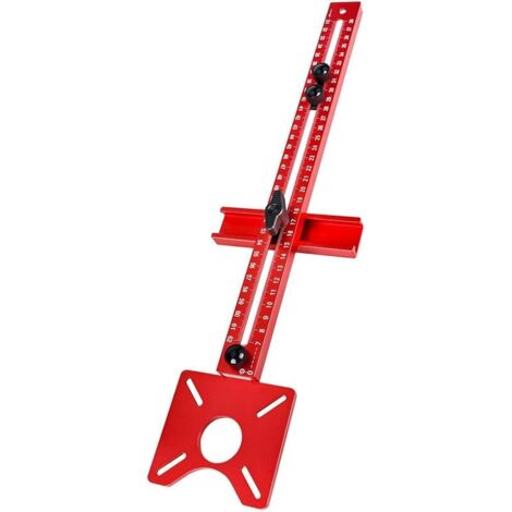 Support de rainure de fraisage 4 en 1 pour routeur - Support de rainure de fraisage - Défonceuse métrique - Dispositif de coupe circulaire pour outil de défonceuse (support de rainure de fraisage) (1/5)
