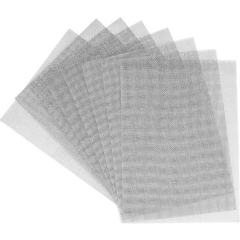 8 Pièces Grillage Fin en Acier Inoxydable, 15x21 cm 20 Mailles Fil Tissé de Treillis Métallique, Grillage Anti Rongeur pour Moustiquaire Jardin Cuisine (1/5)