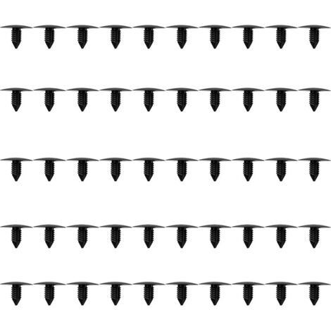 Clips de Fixation Passage de Roue pour Clio Scenic Megane Master Trafic Kangoo Duster SUV Logan de Protection Anti-éclaboussures en épicéa 7703077435 50pcs (1/5)