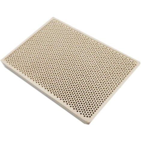 Brûleur en céramique Cordierit, plaque haute température, pièces de rechange pour barbecue à gaz, peigne de chauffage de cuisinière, 132 x 92 x 14 mm (1/5)