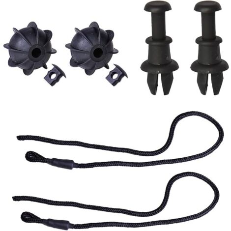 Voiture Corde Universelle,Corde de Fixation de la Cloison du Coffre,Sangle de Fixation de Couvercle de Coffre,Clips de Séparation de Bagages,Sangle de Plage Arrière 2 Pièces (1/5)