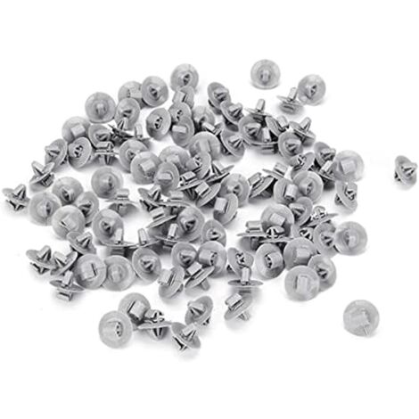 100Pcs Porte Garniture De Voiture De Fixation Clip d'attache Pare-Chocs Panneau De Fixation compatible avec Renau-lt trafic Master Kangoo Ive-co Daily Niss-an Primastar Op-el Vivaro (1/4)